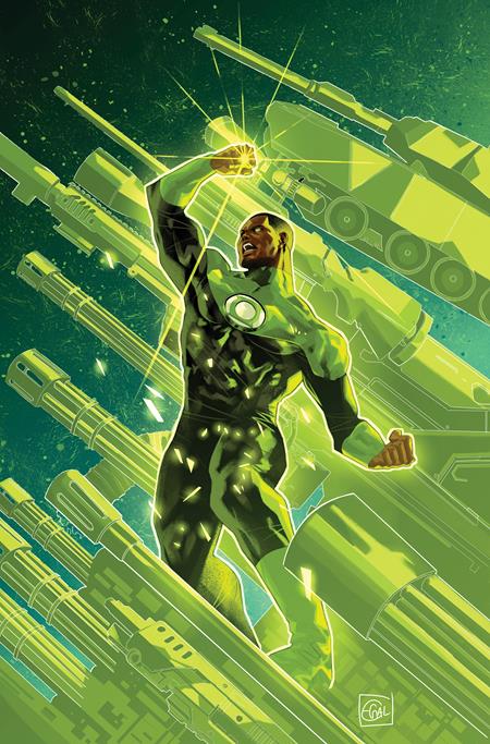 GREEN LANTERN WAR JOURNAL #3 CVR D INC 1:50 EDWIN GALMON CARD STOCK VAR