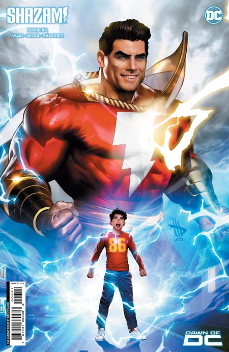 SHAZAM #6 CVR E INC 1:50 DAVE WILKINS CARD STOCK VAR