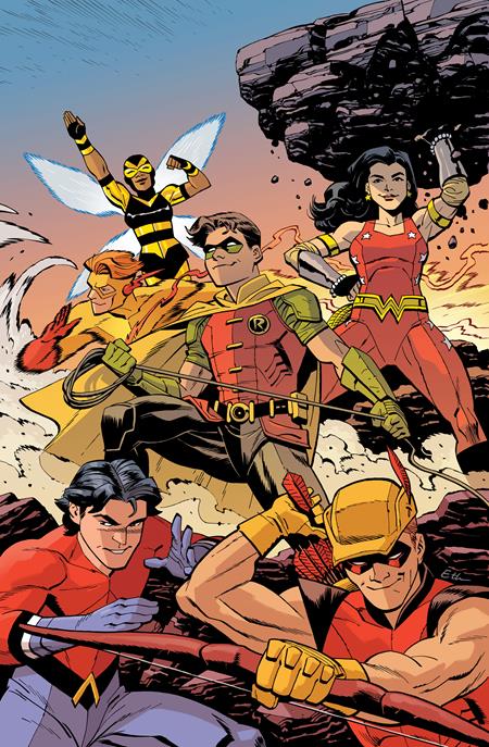 WORLDS FINEST TEEN TITANS #5 (OF 6) CVR E INC 1:50 ETHAN YOUNG CARD STOCK VAR