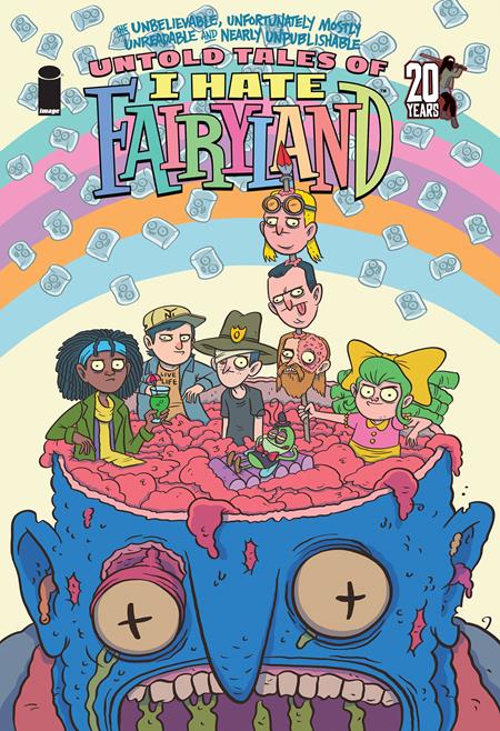 UNBELIEVABLE UNFORTUNATELY MOSTLY UNREADABLE AND NEARLY UNPUBLISHABLE UNTOLD TALES OF I HATE FAIRYLAND #4 (OF 5) CVR B DEAN RANKINE TWD 20 ANNV TEAM UP VAR