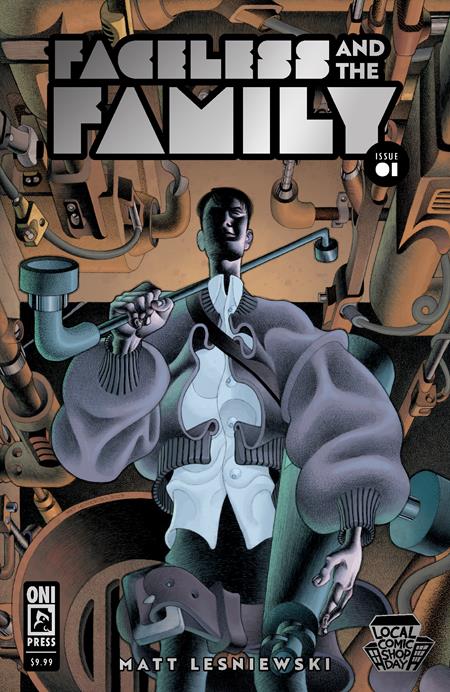 FACELESS AND THE FAMILY #1 (OF 4) LCSD 2023 CVR H MATT LESNIEWSKI FOIL VAR