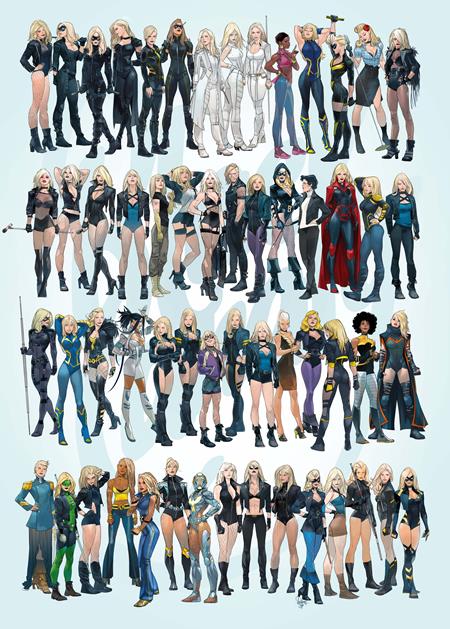 BLACK CANARY BEST OF THE BEST #1 (OF 6) CVR C OTTO SCHMIDT WRAPAROUND CARD STOCK VAR