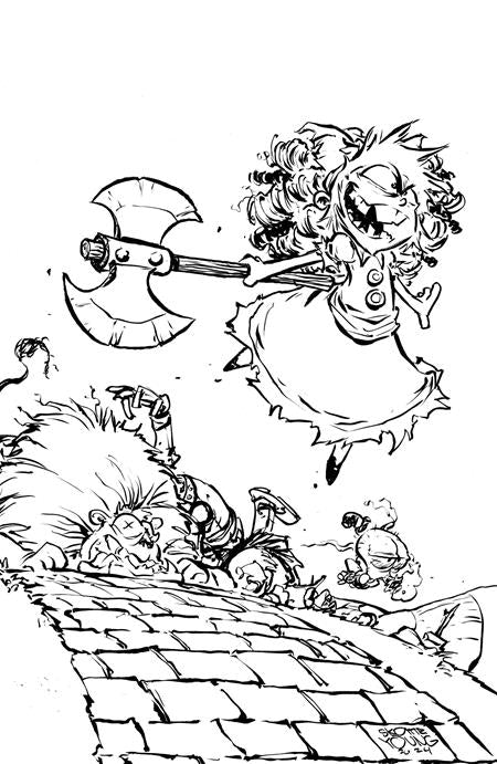 I HATE FAIRYLAND (2022) #17 CVR D INC 1:25 SKOTTIE YOUNG B&W VIRGIN VAR