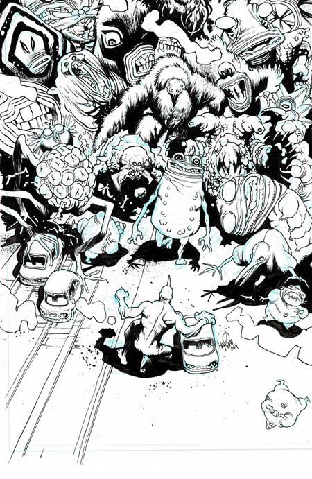 ULTRAMEGA BY JAMES HARREN #7 (OF 8) CVR D INC 1:25 JAMES HARREN B&W VAR