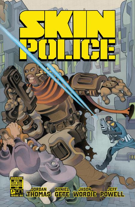 SKIN POLICE #2 (OF 4) CVR B MATT LESNIEWSKI & DAVE STEWART VAR