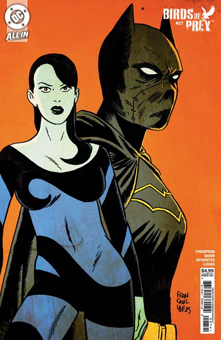 BIRDS OF PREY #27 CVR D FRANCESCO FRANCAVILLA CARD STOCK VAR