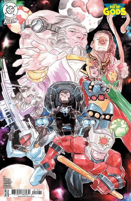 NEW GODS #12 (OF 12) CVR B DUSTIN NGUYEN CARD STOCK VAR