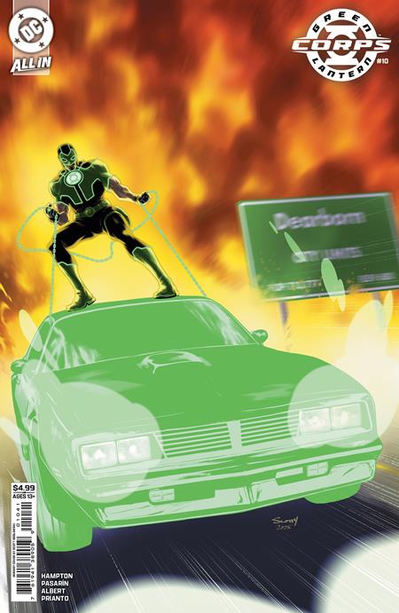 GREEN LANTERN CORPS #10 CVR D INC 1:25 SCOTT GODLEWSKI CARD STOCK VAR