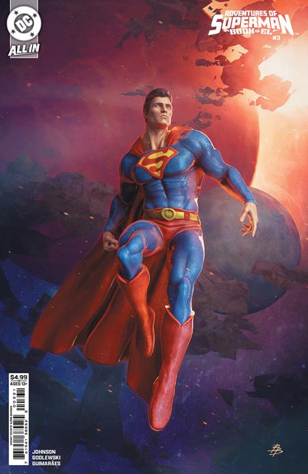 ADVENTURES OF SUPERMAN BOOK OF EL #3 (OF 12) CVR C BJORN BARENDS CARD STOCK VAR