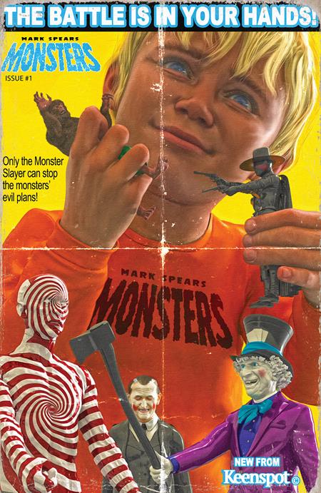 MARK SPEARS MONSTERS #1 Sixth Printing Cvr C Inc 1:25 Mark Spears Action Figure Var