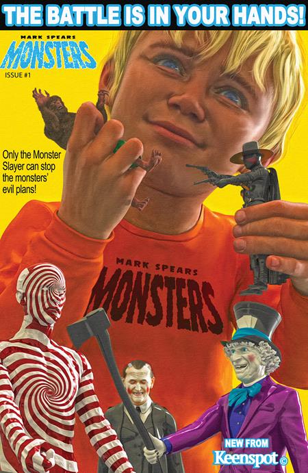 MARK SPEARS MONSTERS #1 Sixth Printing Cvr D Inc 1:100 Mark Spears Action Figure Metal Var