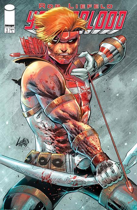 YOUNGBLOOD #1 (2025) CVR K 1:500 ROB LIEFELD SIGNED CGC GRADED FOIL VAR