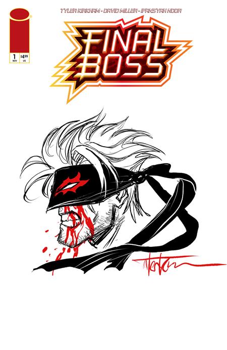 FINAL BOSS #1 CVR H INC 1:500 TYLER KIRKHAM REMARQUE SKETCH VAR