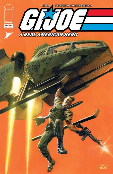 GI JOE A REAL AMERICAN HERO #322 CVR C INC 1:10 STEVE BEACH GEARS OF JOE VAR