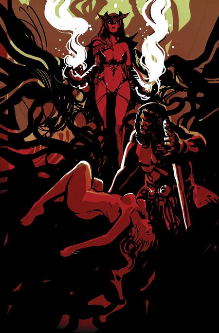 CIMMERIAN A WITCH SHALL BE BORN #1 (OF 3) CVR E INC 1:25 STEPHANNE PERGER LAYOUT VIRGIN VAR