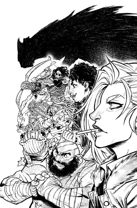 VALHALLAW #5 (OF 5) CVR C INC 1:20 PEDRO R M ANDREO B&W VIRGIN VAR
