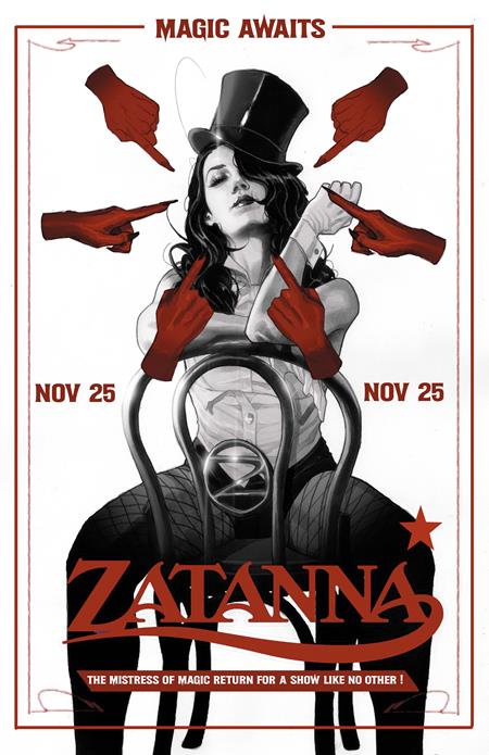 ZATANNA (2026) #8 CVR B JOSHUA SWAY SWABY CARD STOCK VAR