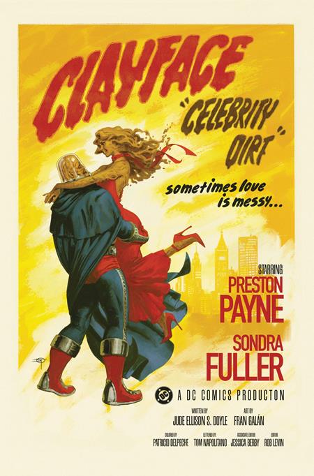 CLAYFACE CELEBRITY DIRT #5 (OF 6) CVR C DAVID TALASKI CARD STOCK VAR