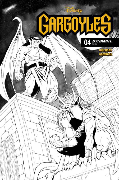 GARGOYLES (2026) #4 CVR H INC 1:10 DREW MOSS LINE ART VAR