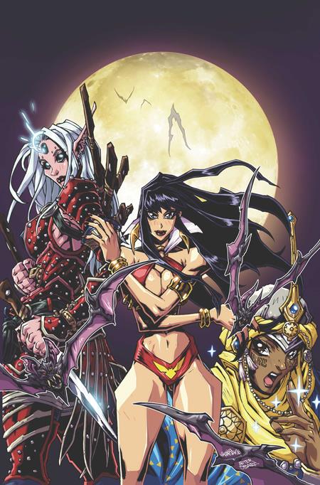 PATHFINDER VAMPIRELLA BLADE OF DARKNESS #2 CVR D ANDREW HUERTA METAL PREMIUM VAR