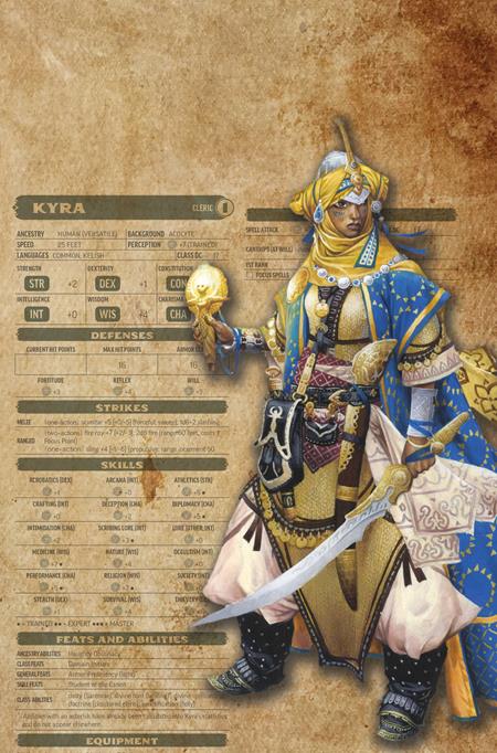 PATHFINDER VAMPIRELLA BLADE OF DARKNESS #2 CVR G INC 1:15 WAYNE REYNOLDS CHARACTER SHEET VIRGIN VAR
