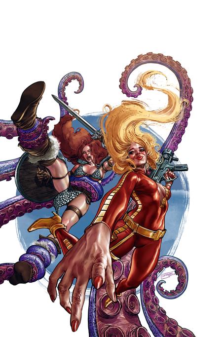 RED SONJA BARBARELLA #1 CVR P INC 1:15 DIEGO YAPUR VIRGIN VAR