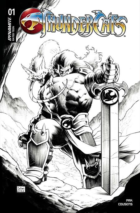 THUNDERCATS (2026) #1 CVR S INC 1:7 DANIELE CELLINI LINE ART VAR