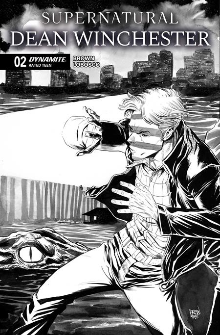 SUPERNATURAL SAM WINCHESTER #3 CVR K DREW MOSS LINE ART VAR