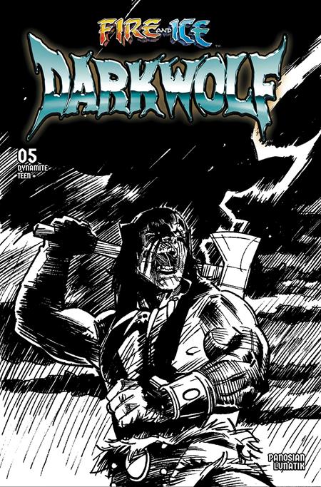 FIRE AND ICE DARKWOLF #5 CVR M INC 1:5 FERNANDO PROIETTI LINE ART VIRGIN VAR