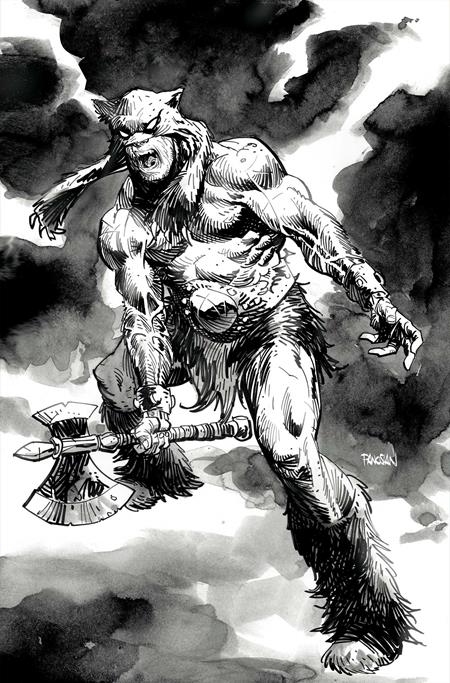 FIRE AND ICE DARKWOLF #5 CVR O INC 1:10 DAN PANOSIAN LINE ART VIRGIN VAR