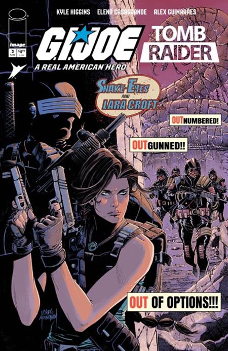 GI JOE A REAL AMERICAN HERO TOMB RAIDER #2 (OF 5) CVR D INC 1:25 CHRIS MOONEYHAM VINTAGE JOE VAR