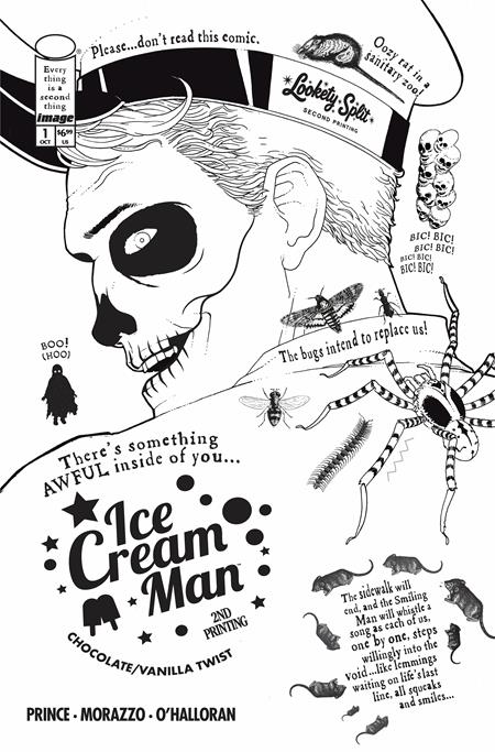 ICE CREAM MAN #1 CHOCOLATE VANILLA TWIST EDITION 2ND PRINTING