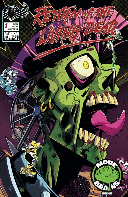 RETURN LIVING DEAD #1 ANDREA ARCARI MORE BRAINS LIMITED