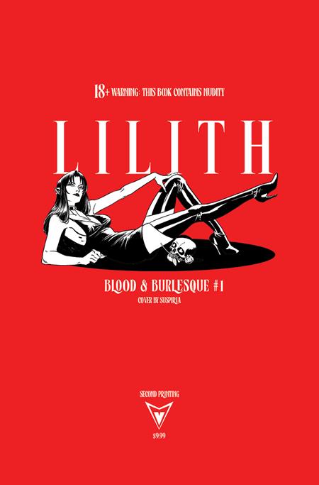 LILITH BLOOD AND BURLESQUE #1 (OF 5) 2ND PRINTING CVR E SUSPIRIA NSFW BLACK BAG VAR