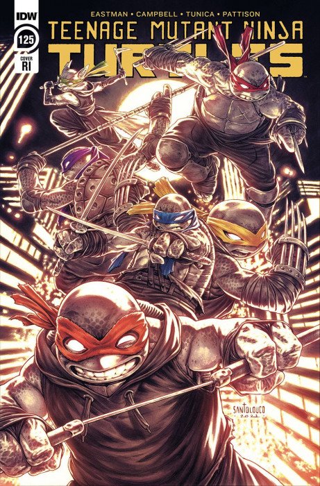 TMNT ONGOING #125 CVR C 10 COPY INCV SANTOLOUCO