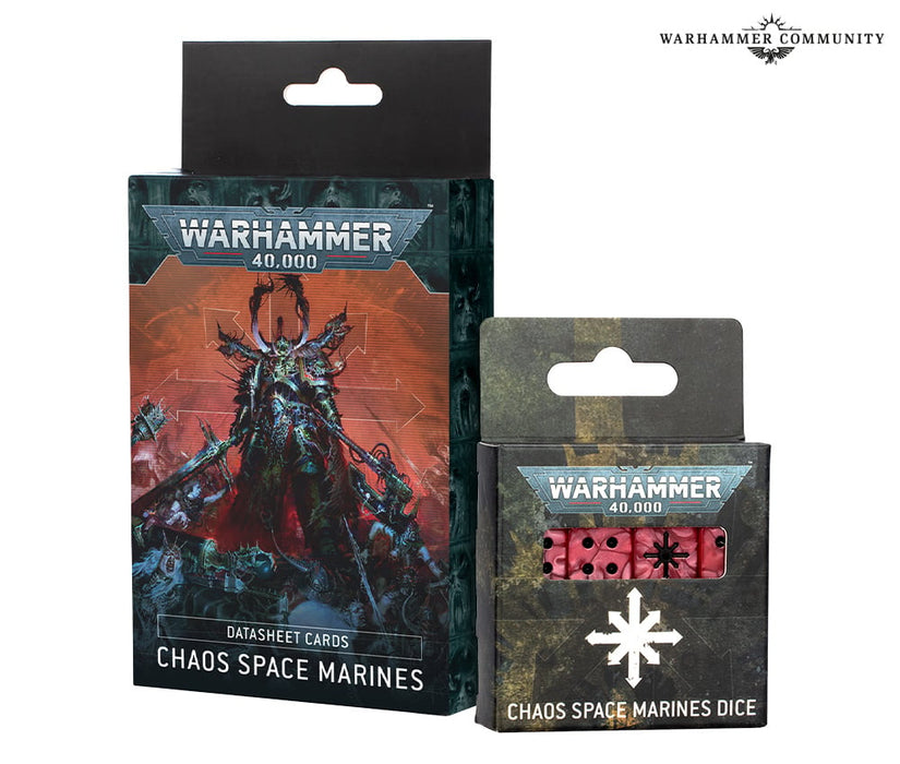 Warhammer 40,000 DATASHEET CARDS:CHAOS SPACE MARINE