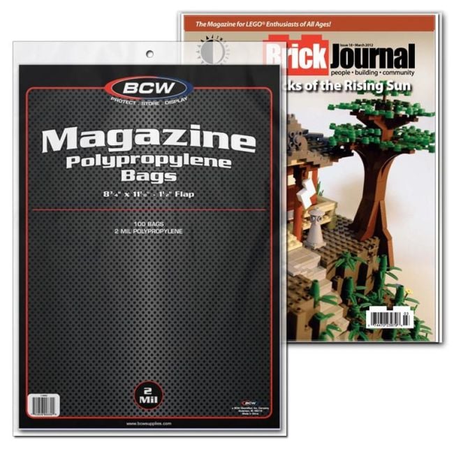 Magazine Bags (100 Count Pack) (BCW)
