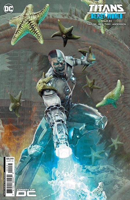TITANS BEAST WORLD #2 (OF 6) CVR B BJORN BARENDS CARD STOCK VAR