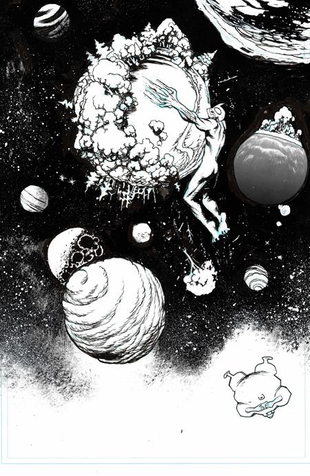 ULTRAMEGA BY JAMES HARREN #8 (OF 9) CVR D INC 1:25 JAMES HARREN B&W VIRGIN VAR