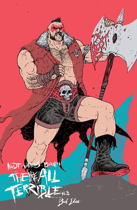 THEYRE ALL TERRIBLE #3 (OF 4) CVR C INC 1:20 RAMON VILLALOBOS CHARACTER DESIGN VAR
