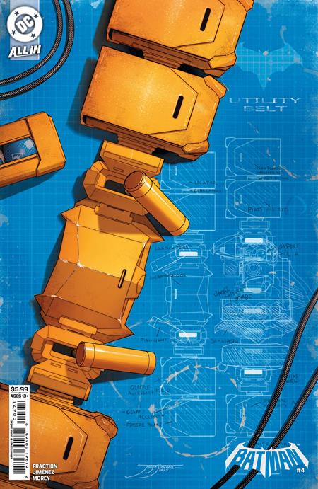 BATMAN (2025) #4 CVR E JORGE JIMENEZ BAT-GADGET CARD STOCK VAR