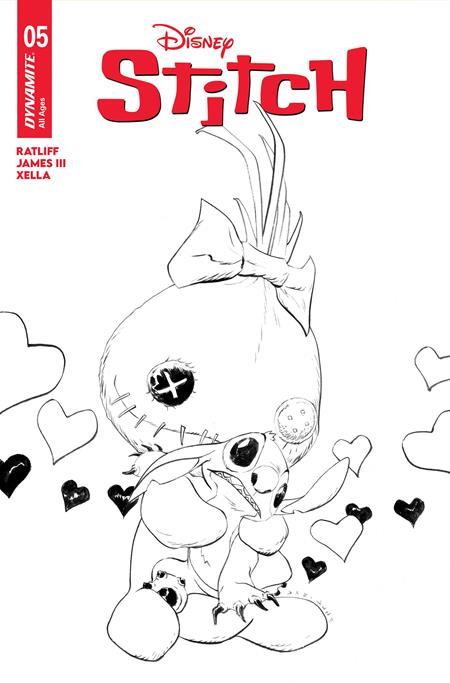 STITCH #5 CVR E INC 1:10 JAE LEE LINE ART VAR