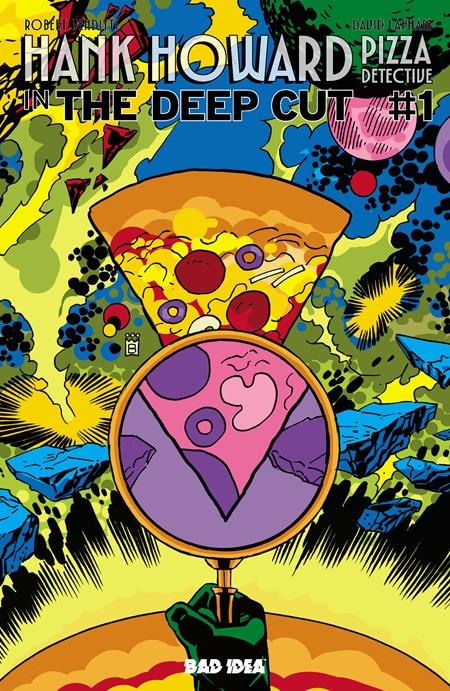 HANK HOWARD PIZZA DETECTIVE THE DEEP CUT #1 (ONE SHOT) CVR E PIZZA BY MARK BUCKINGHAM VAR