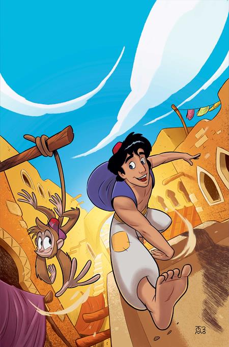 ALADDIN #6 CVR F INC 1:10 ANIMATION ART VIRGIN VAR