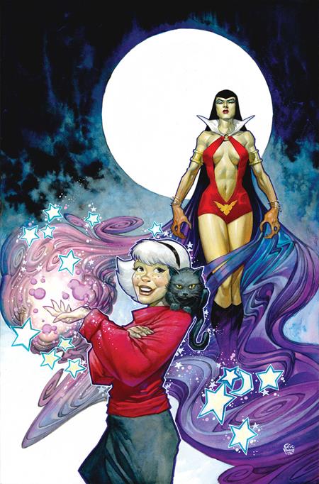 SABRINA THE TEENAGE WITCH VAMPIRELLA #1 CVR Q INC 1:20 ERIC POWELL VIRGIN VAR