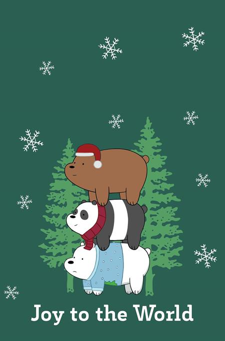 WE BARE BEARS CHRISTMAS SPECIAL #1 (ONE SHOT) CVR I INC 1:15 GREETING CARD VIRGIN VAR