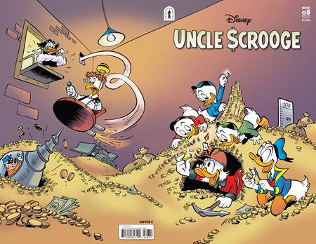 UNCLE SCROOGE LEGACY #468 THE CURSE OF HP HATEQUACK CVR C INC 1:10 DAAN JIPPES ULRICH SCHROEDER WRAPAROUND VAR
