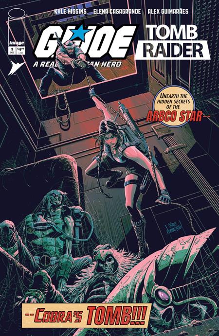 GI JOE A REAL AMERICAN HERO TOMB RAIDER #3 (OF 5) CVR D INC 1:25 CHRIS MOONEYHAM VINTAGE JOE VAR