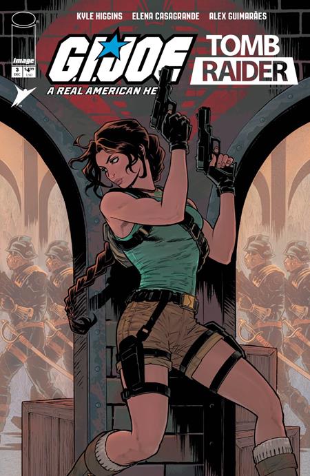 GI JOE A REAL AMERICAN HERO TOMB RAIDER #3 (OF 5) CVR E INC 1:50 REBEKAH ISAACS & JORDIE BELLAIRE VAR