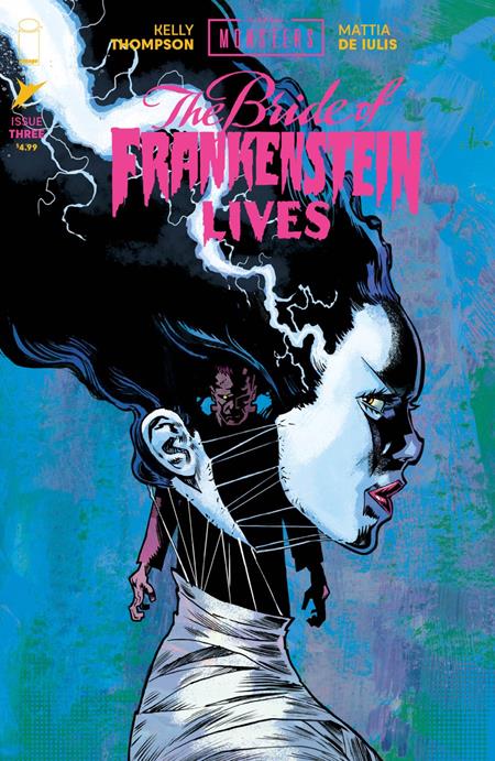UNIVERSAL MONSTERS THE BRIDE OF FRANKENSTEIN LIVES #3 (OF 4) CVR F INC 1:75 MICHAEL WALSH VAR